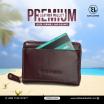 Compact Premium Genuine Leather Zipper Wallet – স্টাইলিশ ও টেকসই আসল চামড়ার পারফেক্ট ওয়ালেট | Elite Leather BD